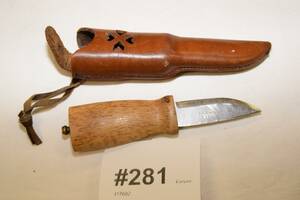 Kniv med slida, L 15 cm
