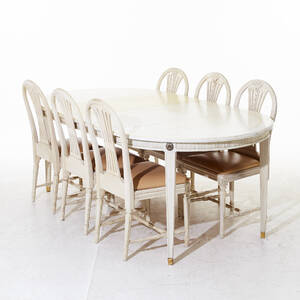 Matsalsgrupp gustaviansk stil