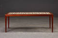 Severin Hansen. Haslev sofabord af mahogni m kakler fra Kgl. P.