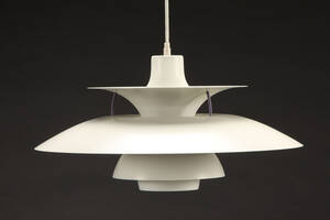 Poul Henningsen, PH5-pendel, hvidlakeret  