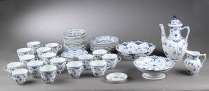 Royal Copenhagen. Musselmalet kaffestel 46