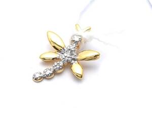 Hänge 18K tvåfärgad