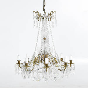 Ljuskrona Oscariansk stil