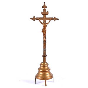 KRUCIFIX, brons, 1700-tal.