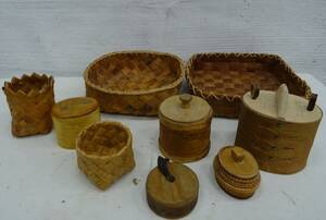 Blandade näverarbeten A493