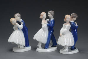 Bing  Grøndahl. Tre porcelænsfigurer 3