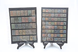 SAMLING, frimärken, klassiskt Sverige, 1800-tal.