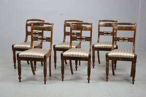 STOLAR, 6 st, senempire, 1800-talets mitt
