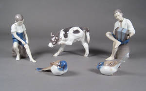 Bing  Grøndahl figurer i 1. sort. 5