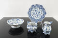 Royal Copenhagen. 4 servisdelar musselmalet 4