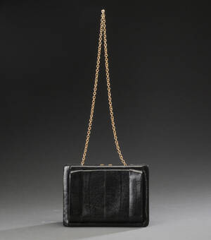 Vintage taske af slangeskind