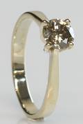 Solitairering, ca. 0.73 ct.