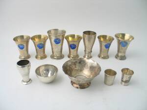 Bägare, diverse Silver