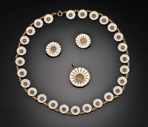 Georg Jensen. Marguerit smykkesæt 4