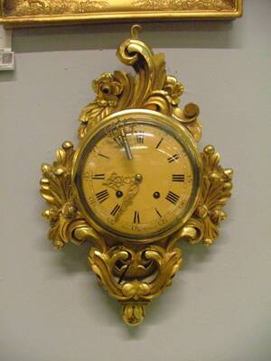 Väggpendyl, Förgylld