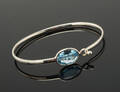 Georg Jensen, Savannah armring med topas, str. M