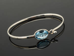Georg Jensen, Savannah armring med topas, str. M