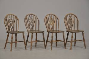 4 pubstole af bøg, 1900-tallet 4