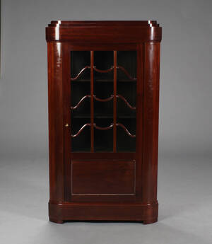 Hjørneskab, mahogni
