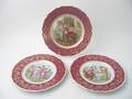 Bildtallrikar, 3st 