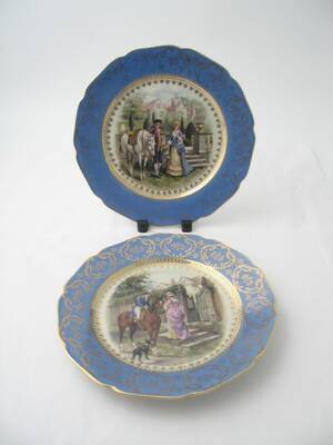 Prydnadstallrikar, 1 par