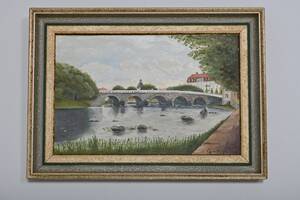 Oljemålning Tullbron Falkenberg