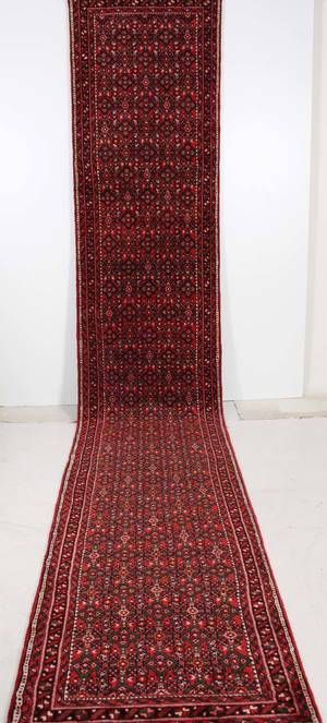 Orientmatta, handknuten, Hamadan, Hamadandistriktet, 503x92 cm