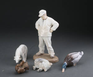 Royal Copenhagen og BG, 5 figurer 5