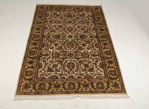 Kashmir Kirman tæppe, 181x276 cm.