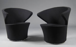 Moderne design - Par loungechairs 2