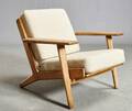Hans. J. Wegner. Lænestol, model GE-290  Denne vare er sat til omsalg under nyt varenummer 4564179