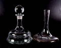 KARAFFER, 2 st, glas, 1900-tal.