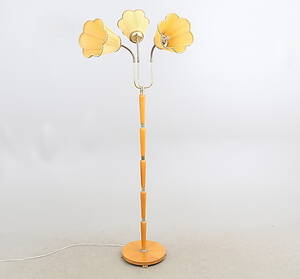 GOLVLAMPA, trämetall, 194050-tal.