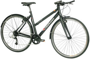 Carrara Vanquish Lady aluminium sports gadecykel, kokssort
