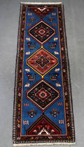 Persisk Yalame løber. 209 x 69 cm.