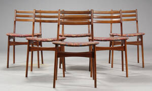 Dansk møbelproducent. Spisestole, teaktræ, 1960erne 6 Denne vare er sat til omsalg under nyt varenummer 4999712