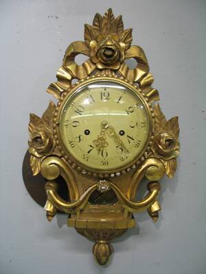 Väggpendyl, rokokostil