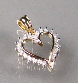 Brillantvedhæng ca. 0,30 ct.