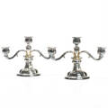 Kandelabrar 1 par i silver