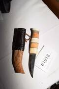 Hornkniv med slida, L 17 cm