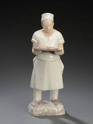 Bing  Grøndahl, figur af porcelæn, Bageren