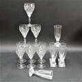 Glasservis-delar