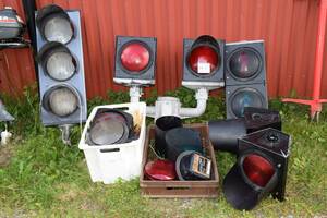 Trafiksignaler 3 st  tillbehör