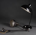 Christian Dell. Kaiser Idell bordlampe, sort. Model 6556 mm. 2