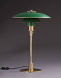 Poul Henningsen 1894-1967 PH 32 bordlampe, grønt skærmsæt