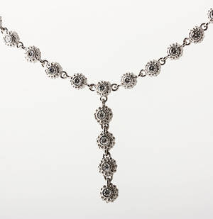 AYA brillant rosethalssmykke, i alt. ca. 1.15 ct.