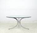 Sofatisch  Coffee Table der 196070er Jahre in Chrom