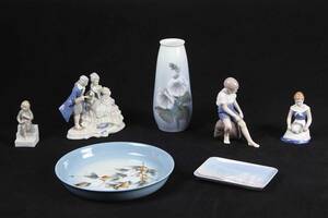 Samling diverse figurer m.m. fra Kgl. BG samt Saks 7