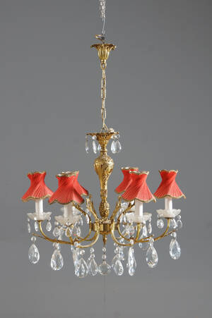 Ljuskrona i rokokostil