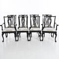 Chippendale stil stolar